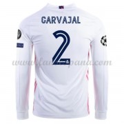 Camisetas De Futbol Baratas Real Madrid Dani Carvajal 2 Primera Equipación Manga Larga 2020-21..